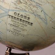 Terrestrial globe by J. Forest from the early 20th century