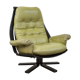 Fauteuil pivotant en cuir