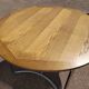Table à manger en bois et acier chromé - Allemagne - Theobald Mobel - design