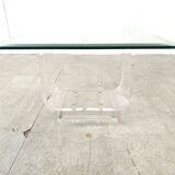 Small lucite coffee table or side table, 1970s