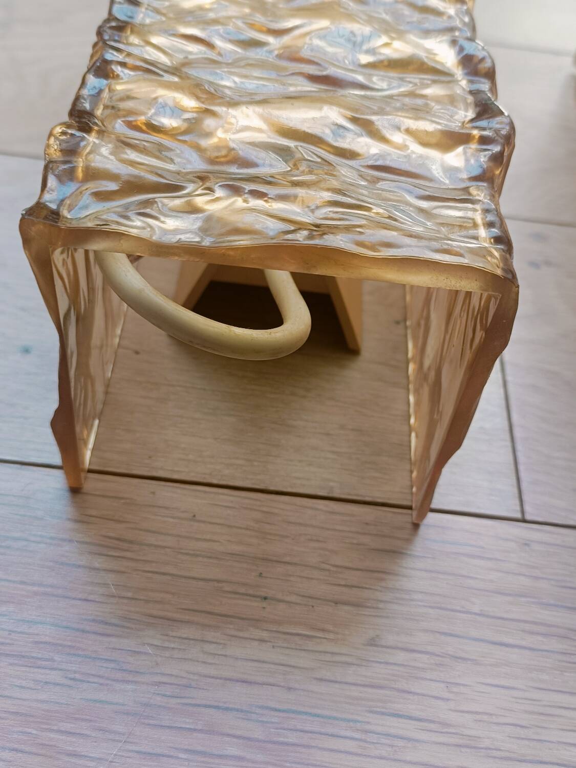 Three 1960s Perspex wall lights