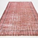 6x10 Vintage Red Floral Vintage Rug, 198x297Cm