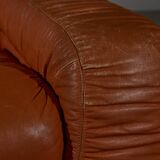 Fauteuil en cuir années 1970