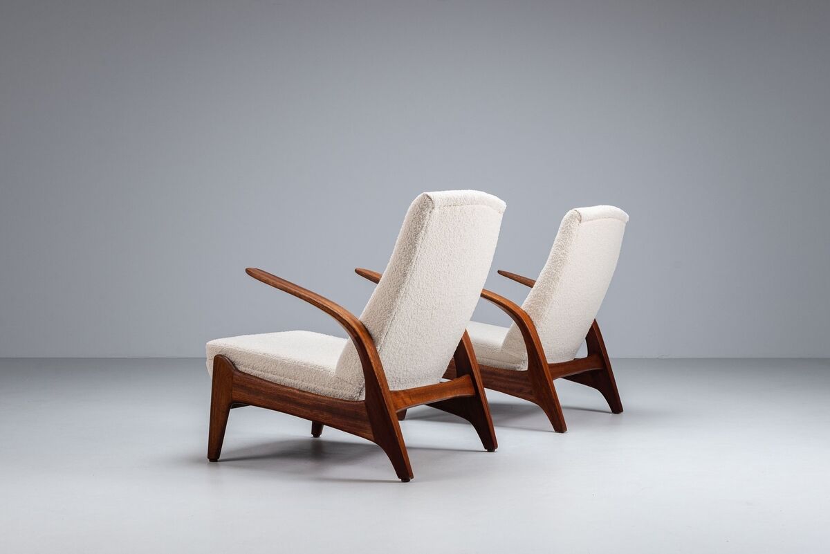 Rastad and Relling low back lounge chairs Gimson and Slater Norway 1960