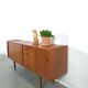 Teak veneer sideboard with drawers from Sweden