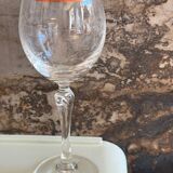Crystal wine glasses