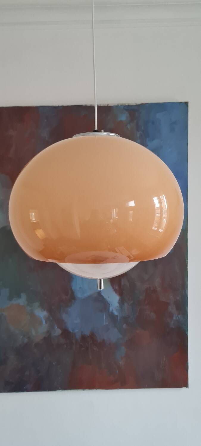 Meblo pendant light by Harvey Guzzini, 1970s