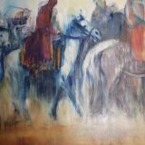 Painting – Riders & Horses, Béatrice Farge
