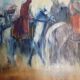 Painting – Riders & Horses, Béatrice Farge