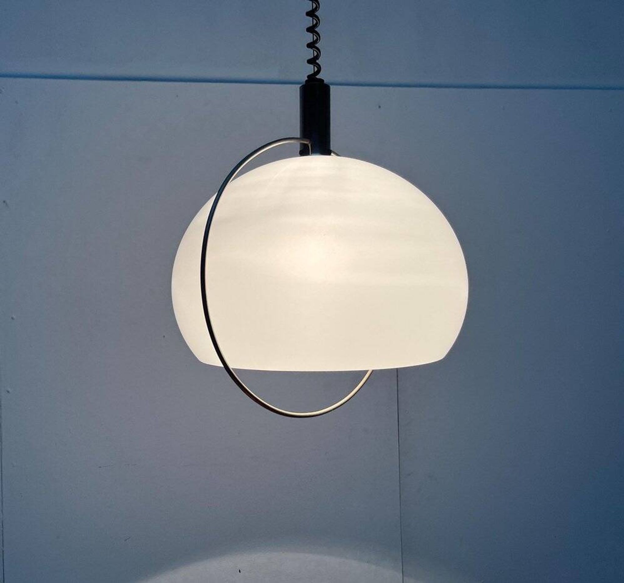 Swiss pendant lamp from the space age of the mid-century by Temde, 1960s