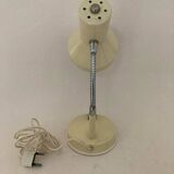 60s cream and chrome desk or bedside lamp