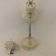 60s cream and chrome desk or bedside lamp