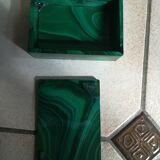 Jewelry box in malachite