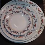 Set of 4 "Royal Monceau" plates