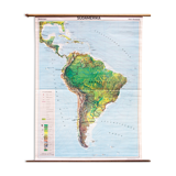 Map of South America, 1971