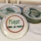 Series of 10 flat plates robert picault - 60s - fish series
