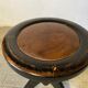 Leather and chain piano stool 1930
