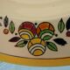Lot de 6 assiettes creuses Art Déco en faïence BOCH LA LOUVIERE