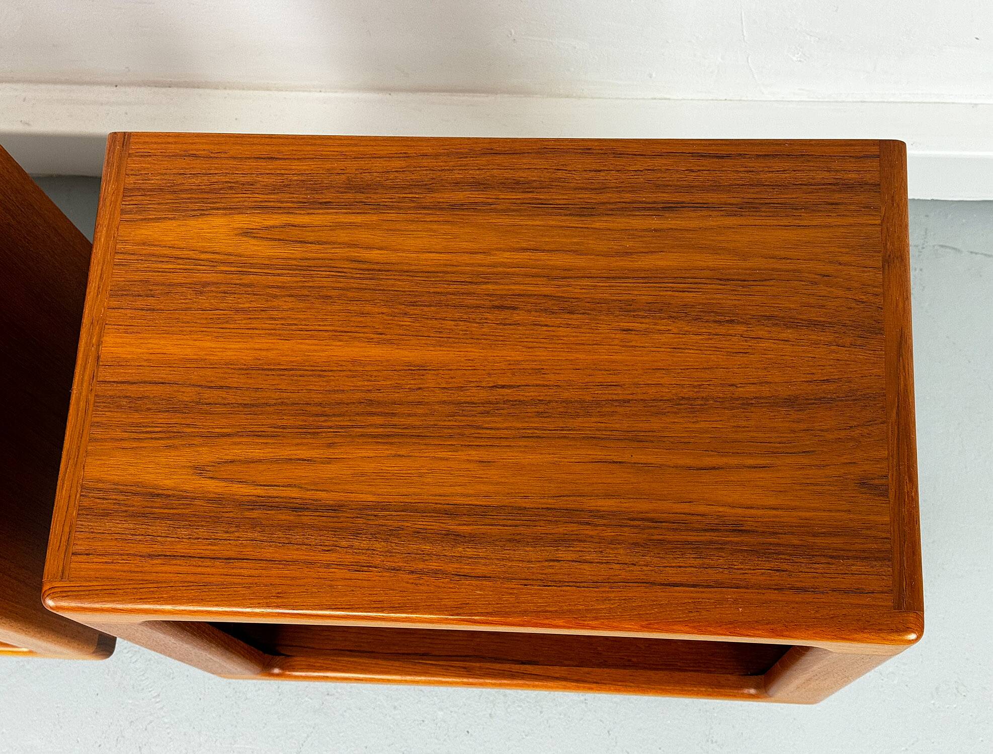 Set of 2 Danish Teak Nightstand by CFC Silkeborg, 1980s