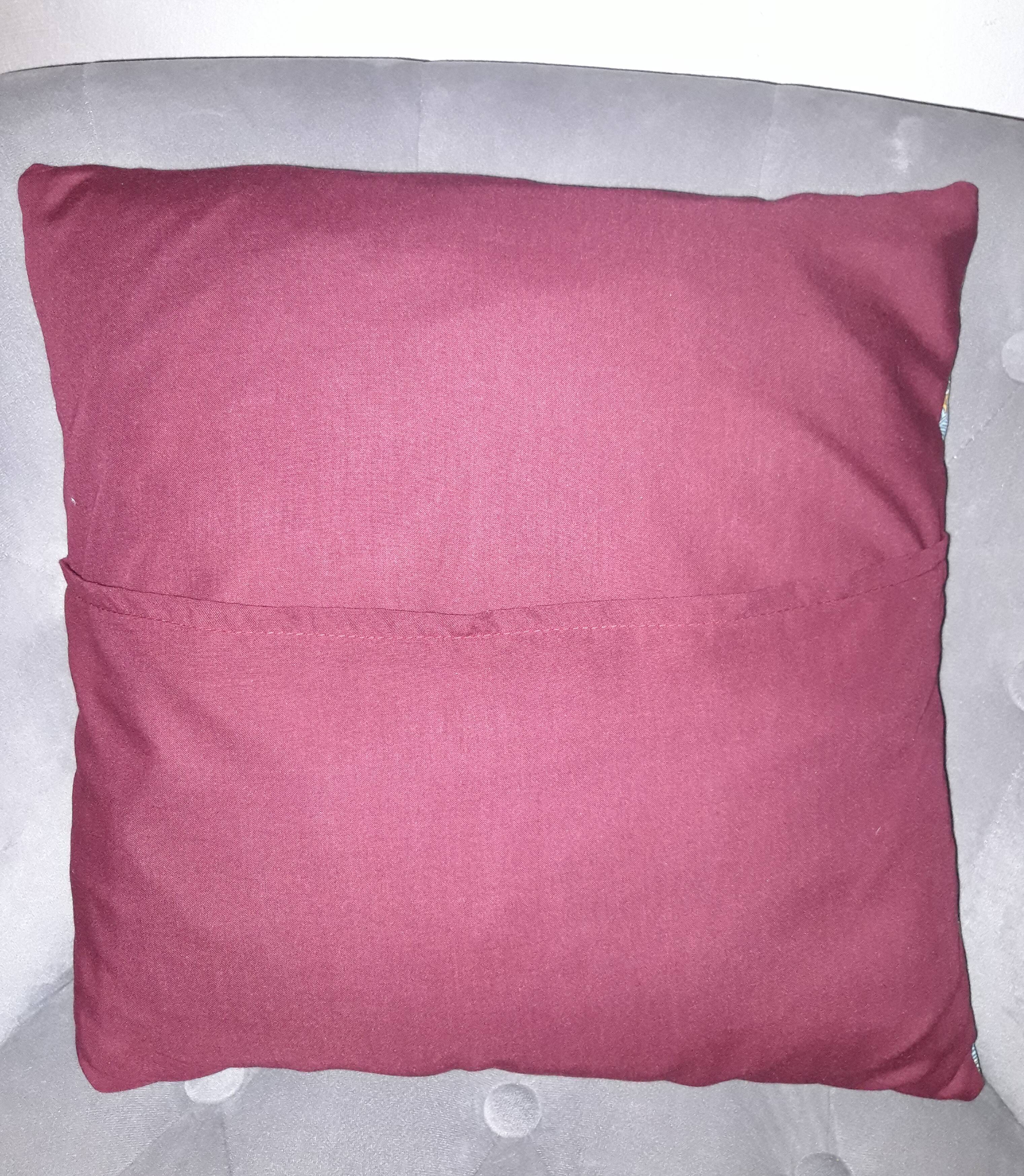 Vintage pattern cushion "Traveller's Tree"