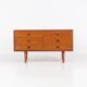 Commode basse par Erik Brouer pour Brouer Møbelfabrik (Danemark, 1960)