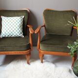 Pair English Chair nineteenth Chippendale style