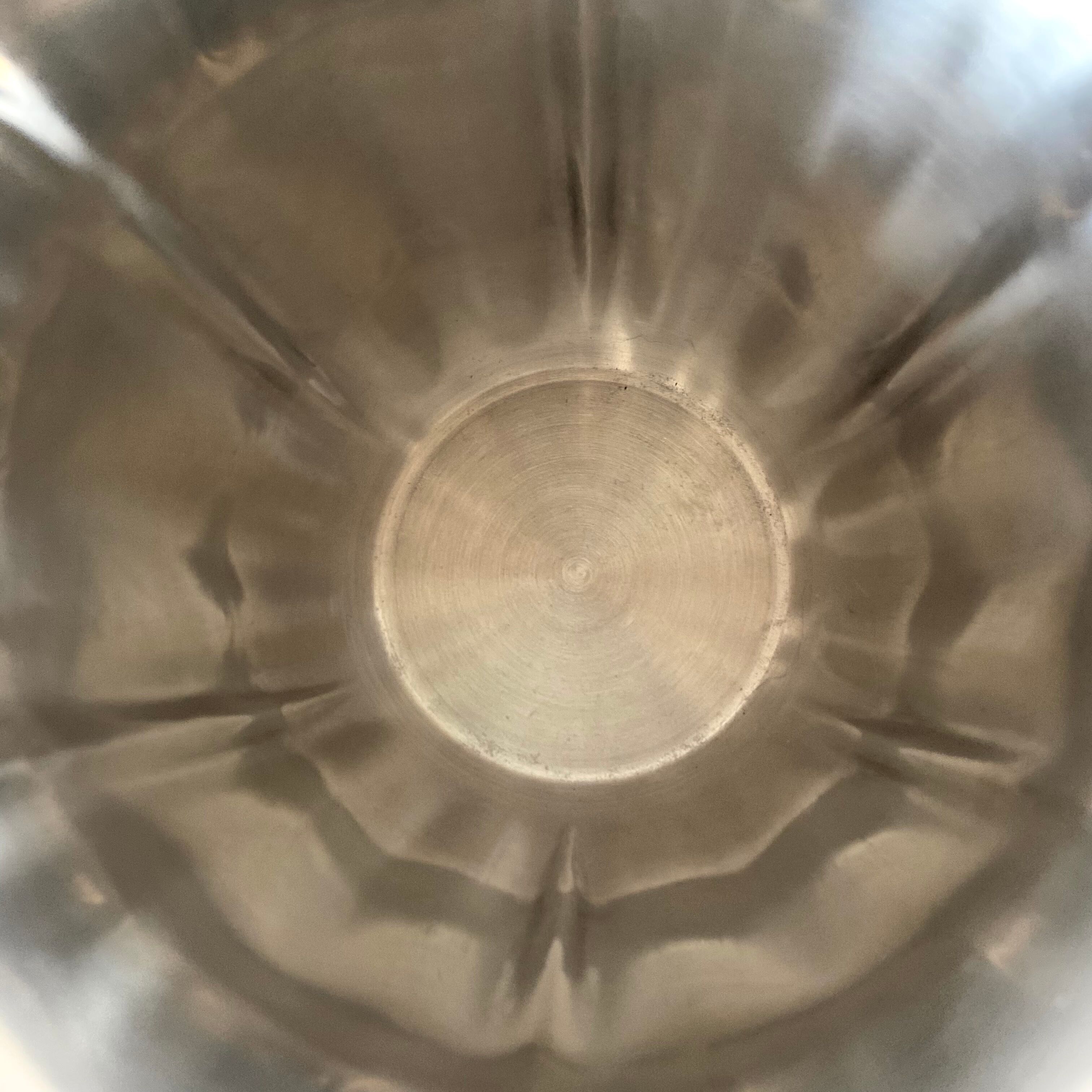 Ice bucket Guy Degrenne stainless steel 80s