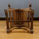 Dagobert armchair in walnut, Medieval style – Late 19th century