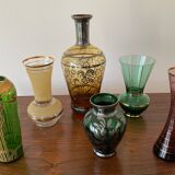 Série de 6 vases anciens Art Déco