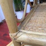 Vintage rattan shelf