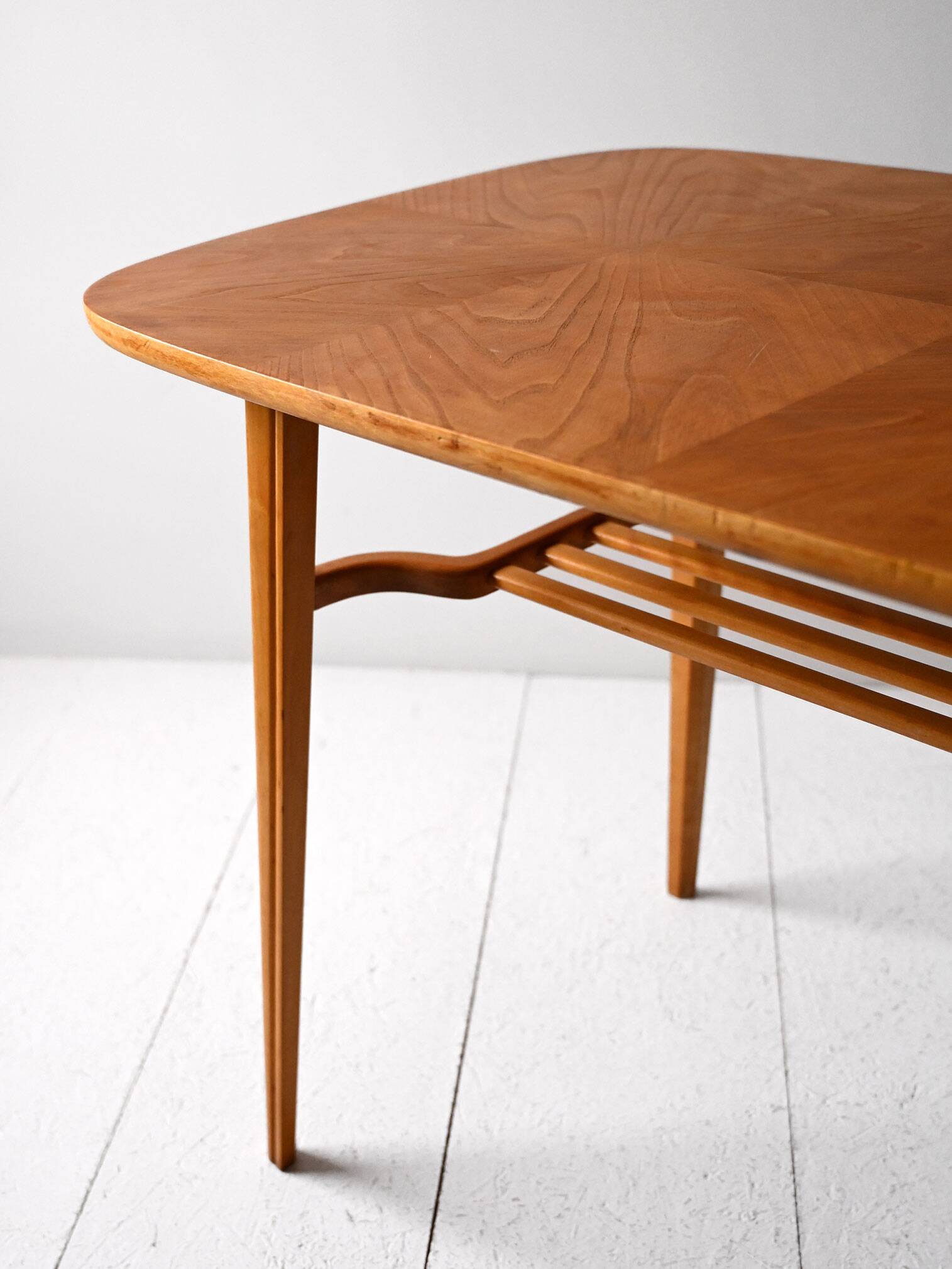 1960s Scandinavian coffee table in ash and beech