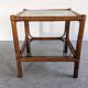 Pair of bamboo bedside tables or sofa ends from the 60s/70s