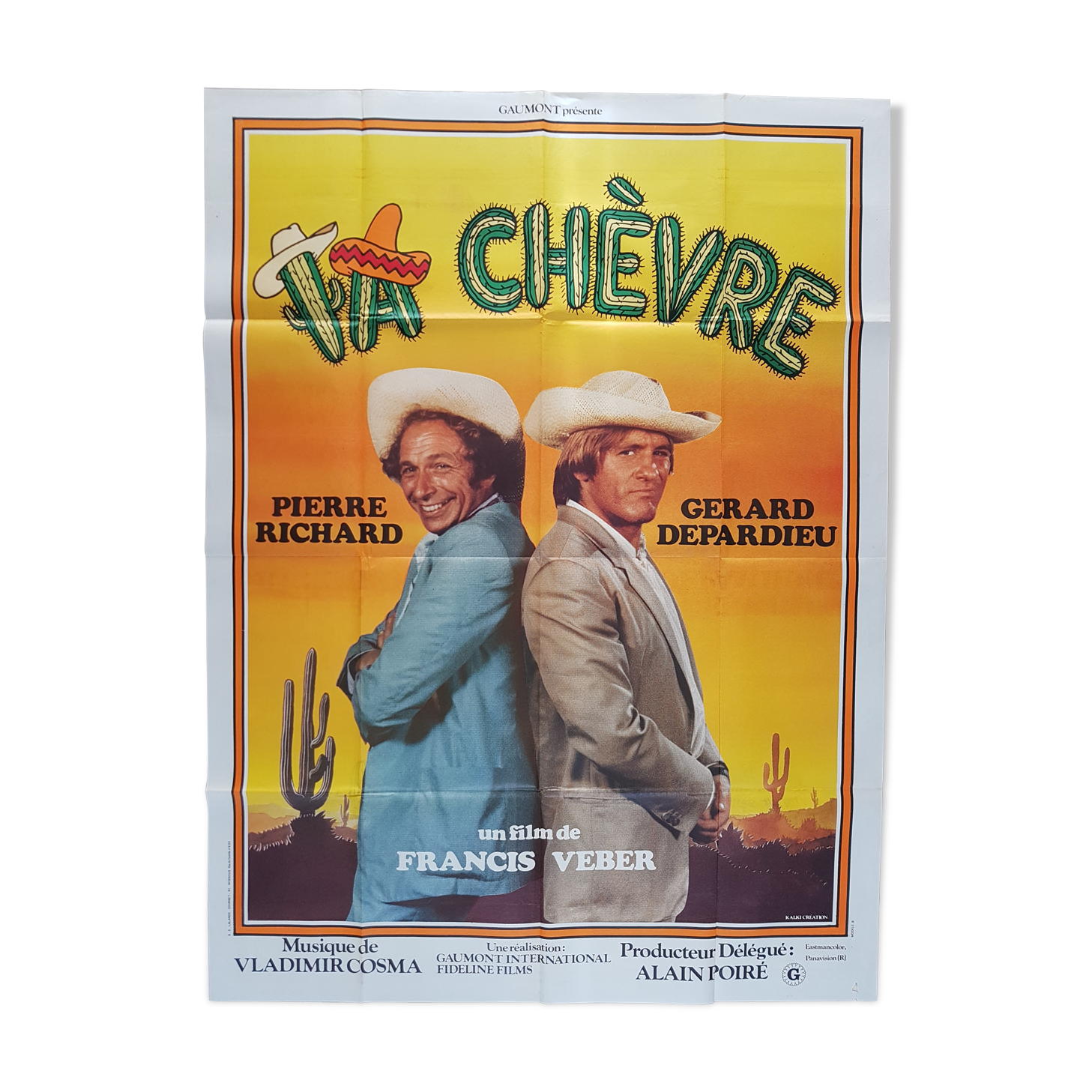 Affiche cinéma de la chèvre  120x160cm