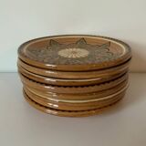 Vintage artisanal plates
