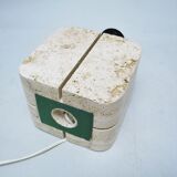 Travertine lamp fratelli mannelli 60s