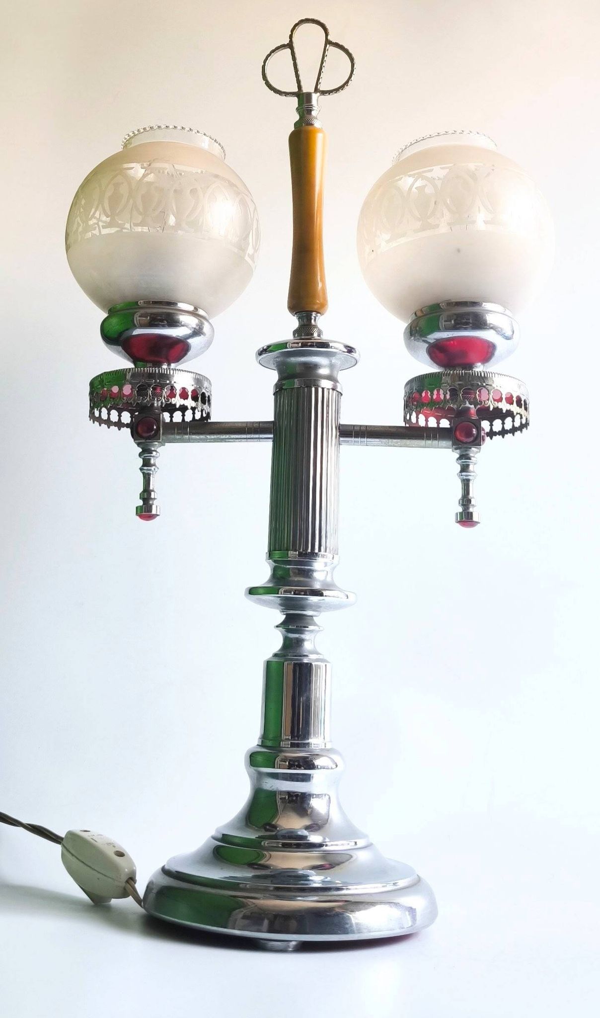 Lampe de table style Hollywood Regency Mid Century Modern