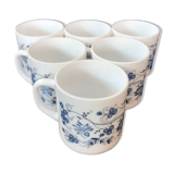 6 tasses vintage