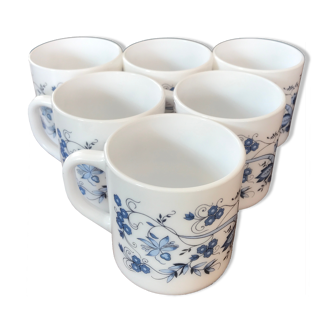 6 tasses vintage