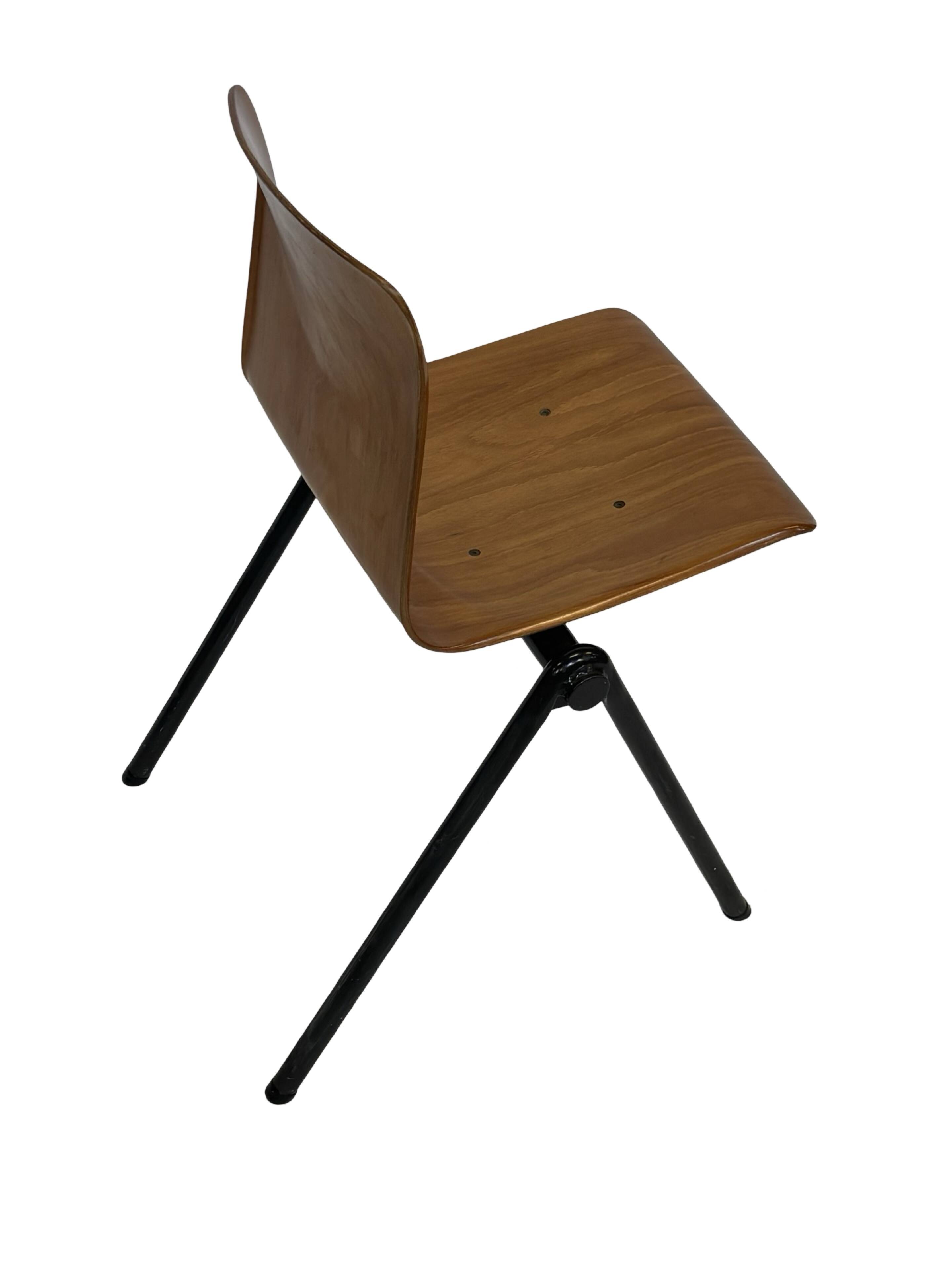 Vintage Chair Galvanitas Pagholz school chair design Dutch design