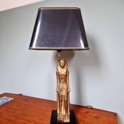 Egyptian table lamp, Hollywood Regency style, 1970