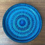 Large Rimini Blue bowl from the mid-century by Aldo Londi for Bitossi.