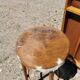 Corner bar and old stool from the 60s/ 70s, seventies skaï, vintage