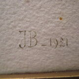 Old still life "pear cup" 1921