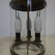 Old chandelier, 3 lights in a glass cylinder