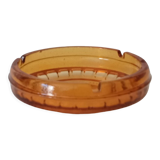 Vintage amber ashtray 60-70s