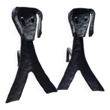 Pair of andirons