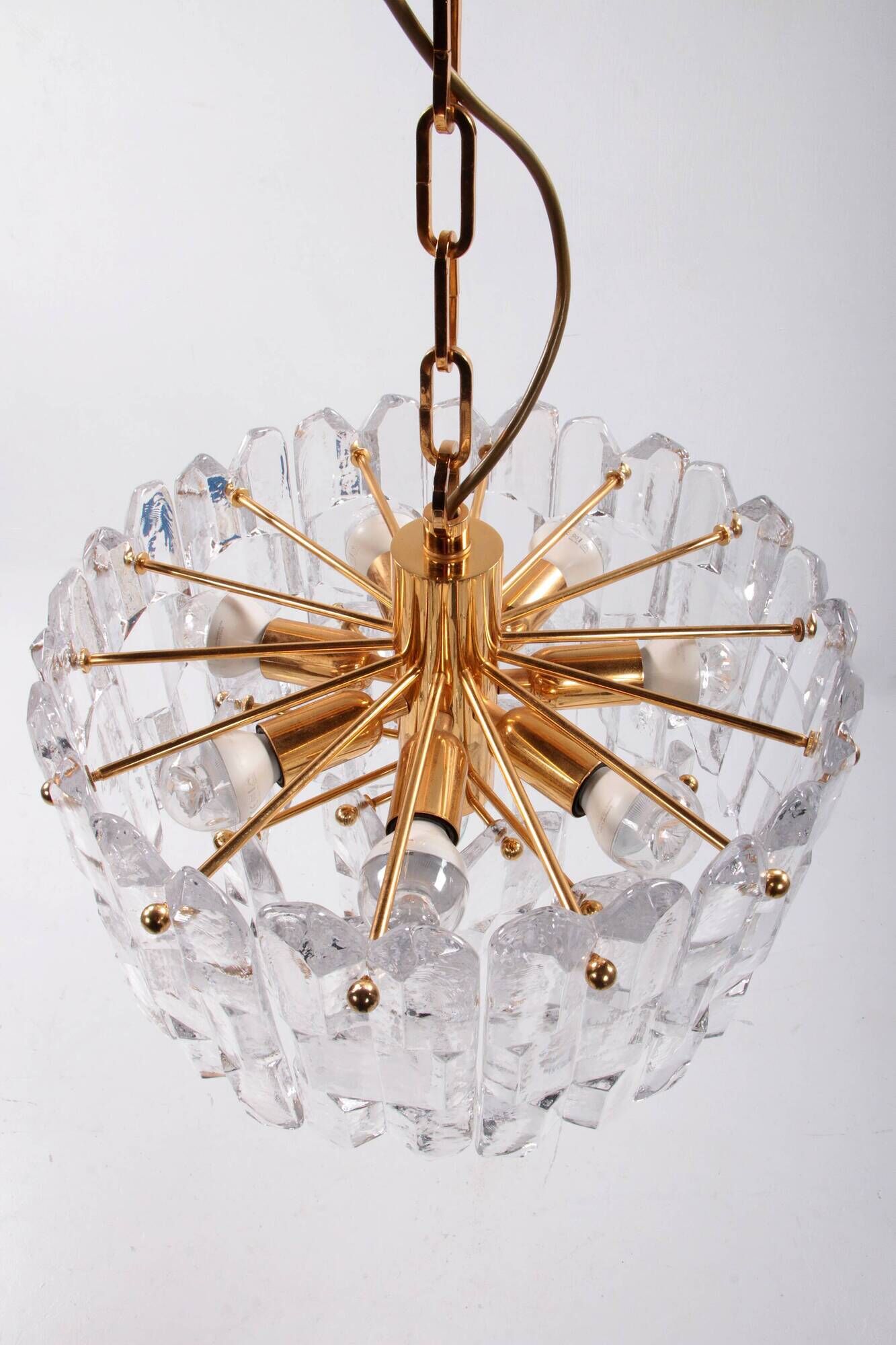 Regency style hanging lamp made of Murano glass by Kalmar, 1960 Austria