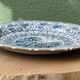 Delft earthenware dish, signed the porcelain label