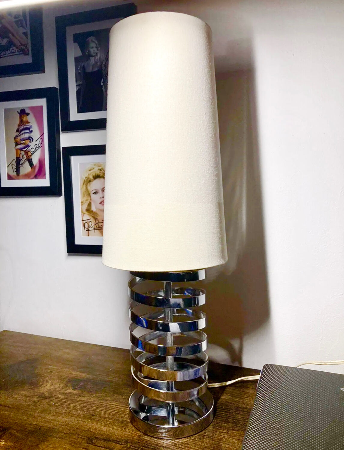 Vintage spiral lamp