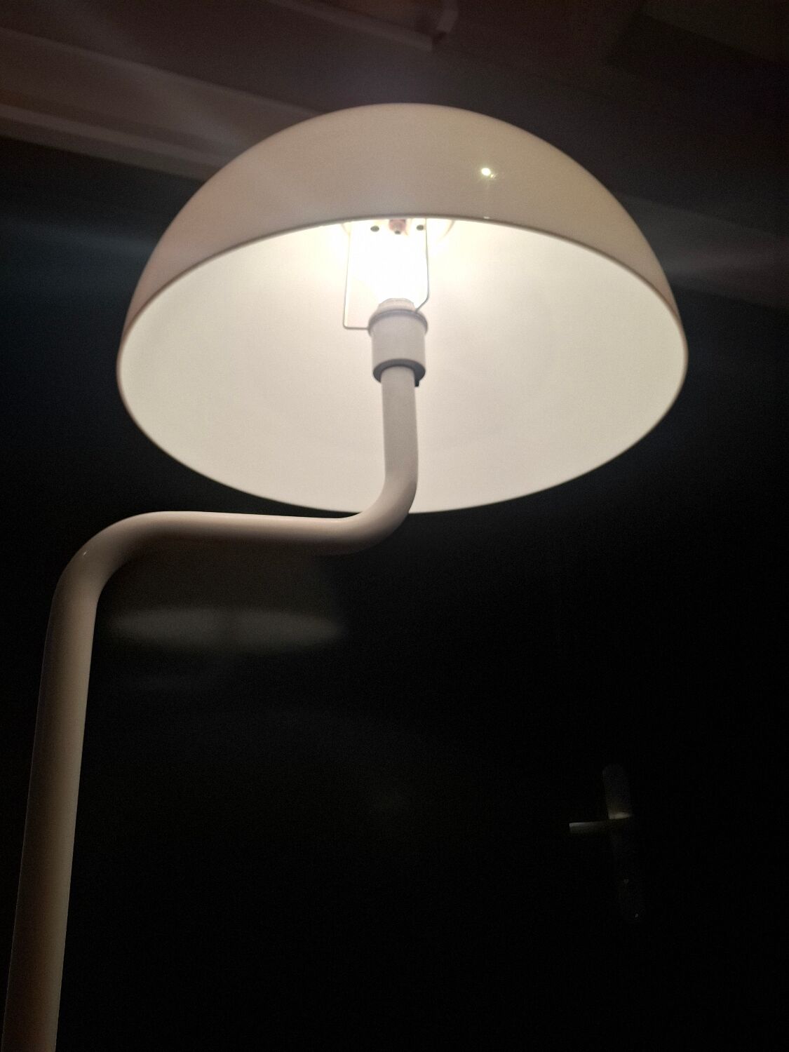 Lampe de sol vintage en forme de champignon